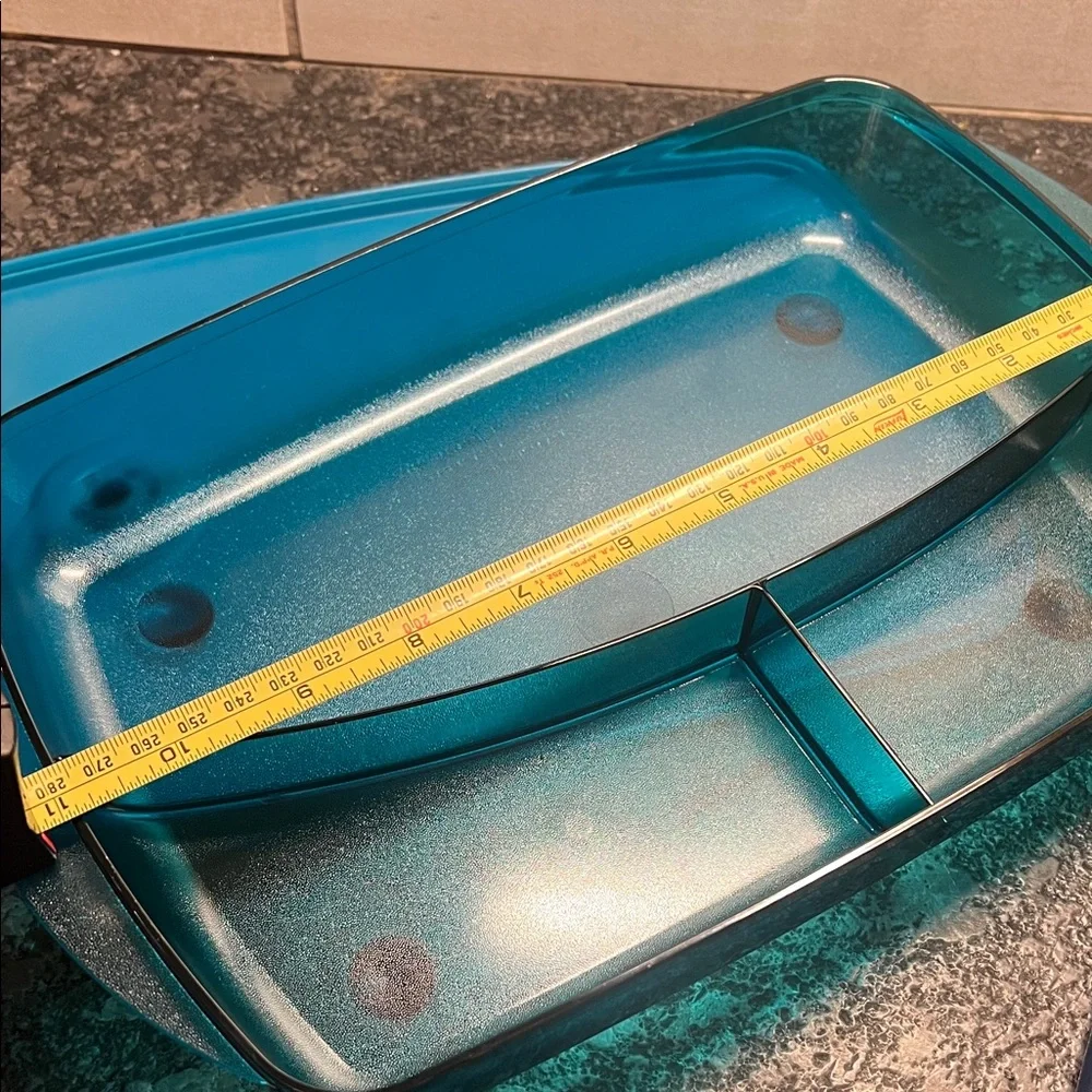 Set of 2 Crystal Wave Vent N Serve microwave vented containers